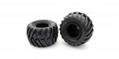 Kyosho EZTH001BKS - GluedTire&Wheel(FZ-02L-BT/BK/Soft/2pcs)