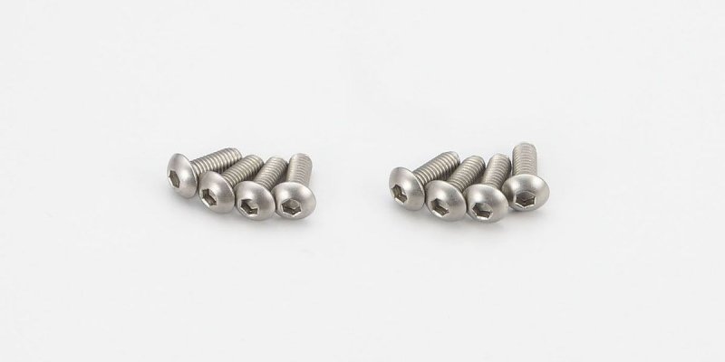 Kyosho 1-S13008HT - Button Screw(Hex/Titanium/M3x8/8pcs)