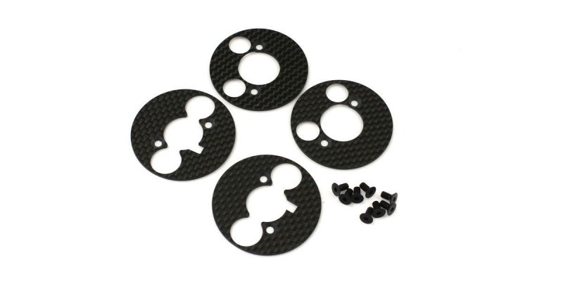 Kyosho VZW428 - Carbon Disk Plate Set(for R4)