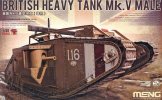 Meng Model TS-020 - 1/35 British Heavy Tank Mk.V Male
