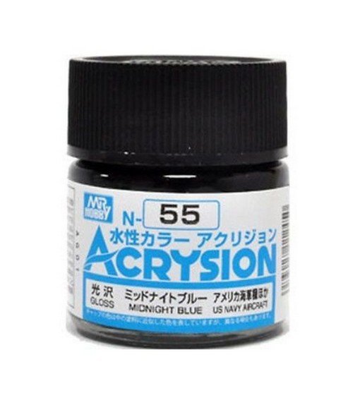 Mr.Hobby N55 - Midnight Blue Gloss for US Navy Aircraft 10ml