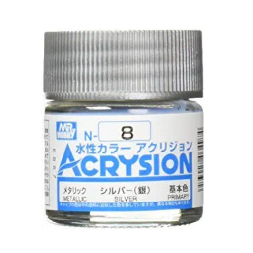 Mr.Hobby N8 - Silver Metallic 10ml