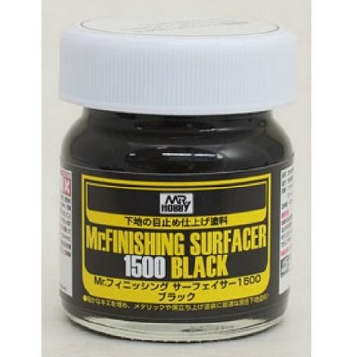 Mr.Hobby GSI-SF288 - Mr. Finishing Surfacer 1500 Black 40ml