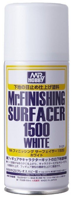 Mr.Hobby B529 - Finishing Surfacer 1500 White (Spray Can)