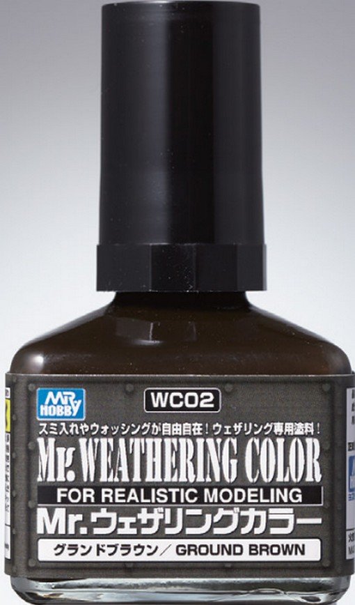 Mr.Hobby WC02 - Ground Brown 40ml (Mr.Weathering Color)