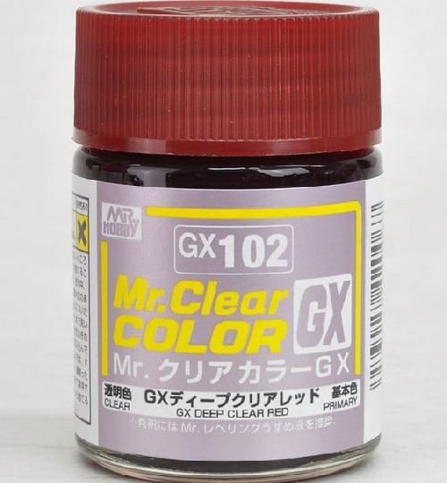 Mr.Hobby GSI-GX102 - Mr. Clear Color Red - 18ml