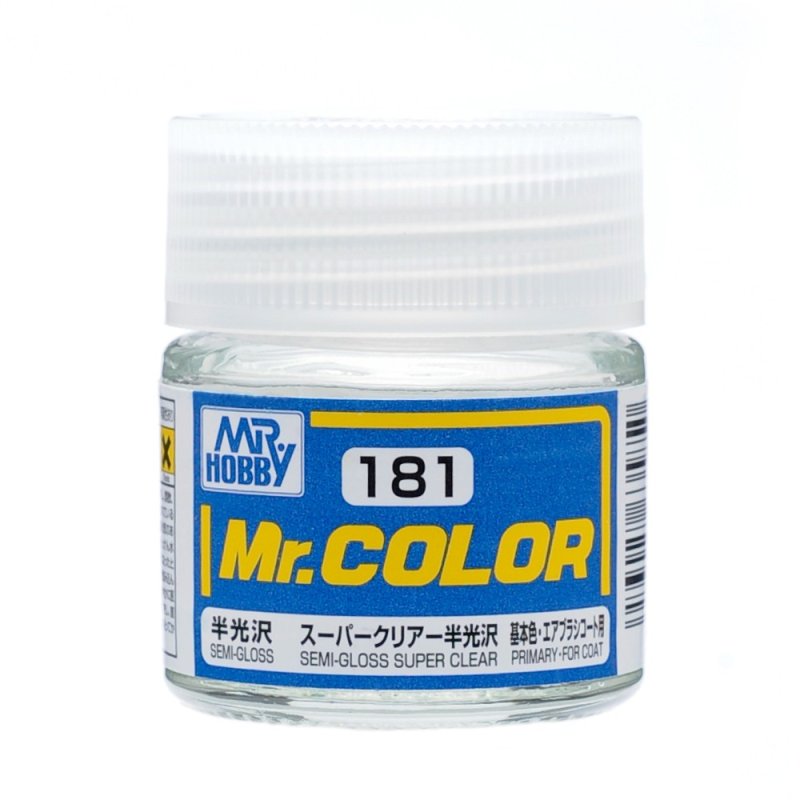 Mr.Hobby GSI-C181 - Semi-gloss Super Clear - 10ml