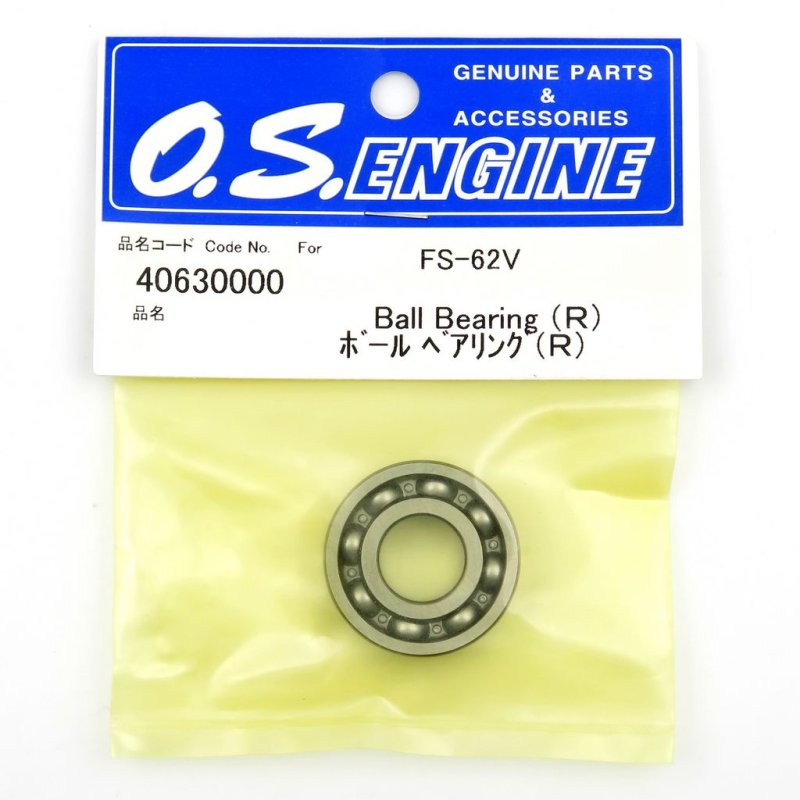 O.S. ENGINES CRANKSHAFT BALL BEARING R FS-62V 12X28X8MM