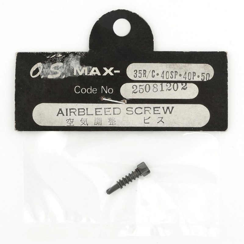 O.S. ENGINES AIRBLEED SCREW 35RC,40SP,40P,50