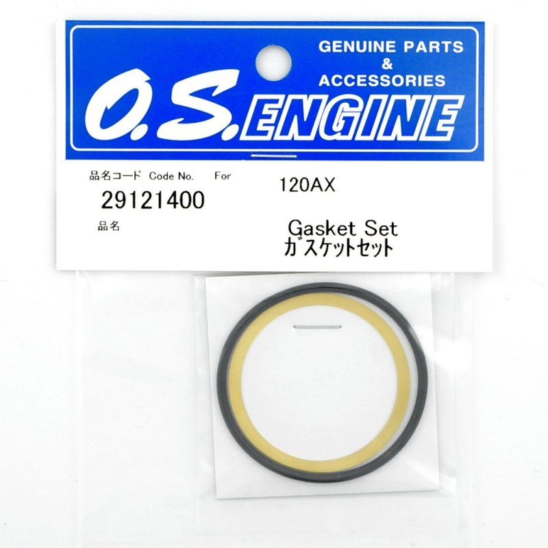 O.S. ENGINES GASKET SET 120AX