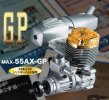 O.S. Engine Max-55AX 24K GP Cylinder head (Gold-Plate)