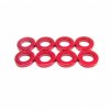 RACEOPT Aluminium 3mm Washer 8pcs , 1.0mm - Red (RO-AW10-R)