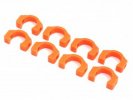 RAD-XR-10027 3.5mm POM C-blade for Xray T4, 8 pcs (Orange)