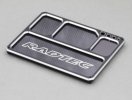 RAD-AC-20009 Aluminum/Graphite Lightweight Parts Tray with magnet, Black/Silver