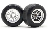 RIDE 26022 - F104 Rubber Front Slick Tires/R1 High Grip/Pair/Pre-Mounted