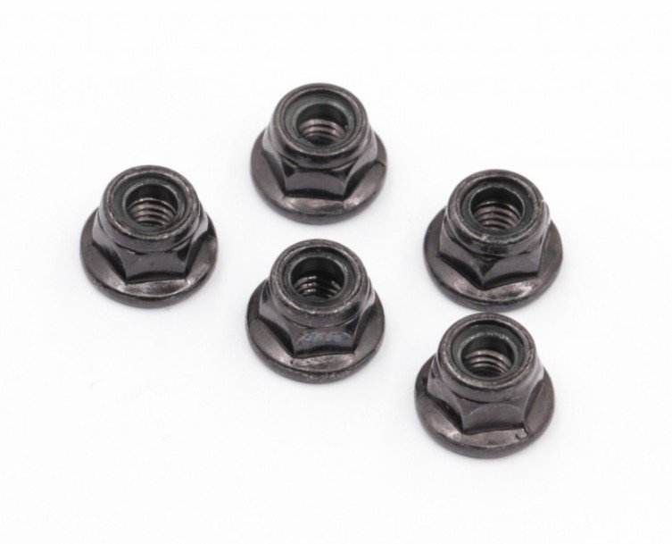 ROCHE 530063 M4 Locknut, Flanged (Steel), 5 pcs (H10079)