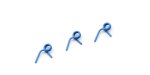 Kyosho IFW637-095 - 3PC Clutch Spring (for LW/0.95)