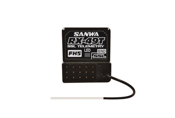 Sanwa SW-RX49T - RX-49T 4CH FH5 Receiver