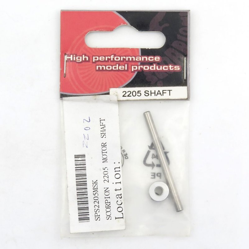 SCORPION S-2205 SERIES OUTRUNNER MOTOR SHAFT KIT 3MM SHAFT