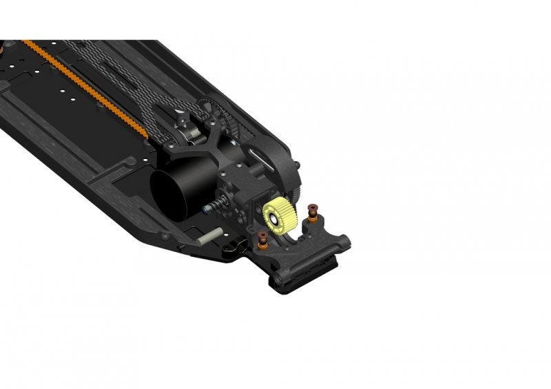 Châssis Alu Serpent SRX4 – SER500461 – Neuf Sous Blister, Ultra Rigide Pour Compétition