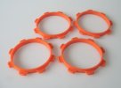 Serpent SER600632 Tire Mounting Band 1/8 Truck Orange (4)