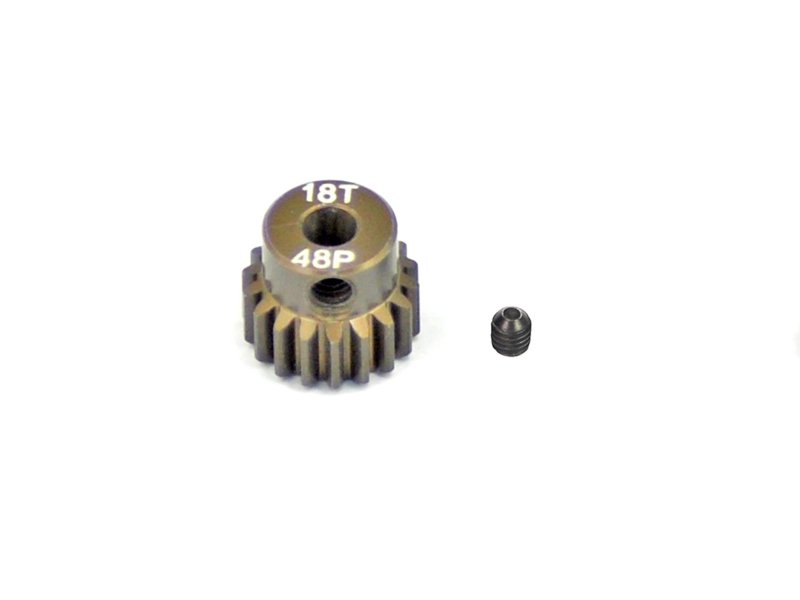 Serpent SER120156 Motor-pinion Aluminium Hard 48P / 18T