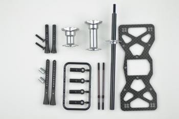 Serpent SER411278 Shaft Assembly Rear Aluminium pro