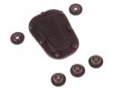 Serpent SER140114 Post cap Rubber