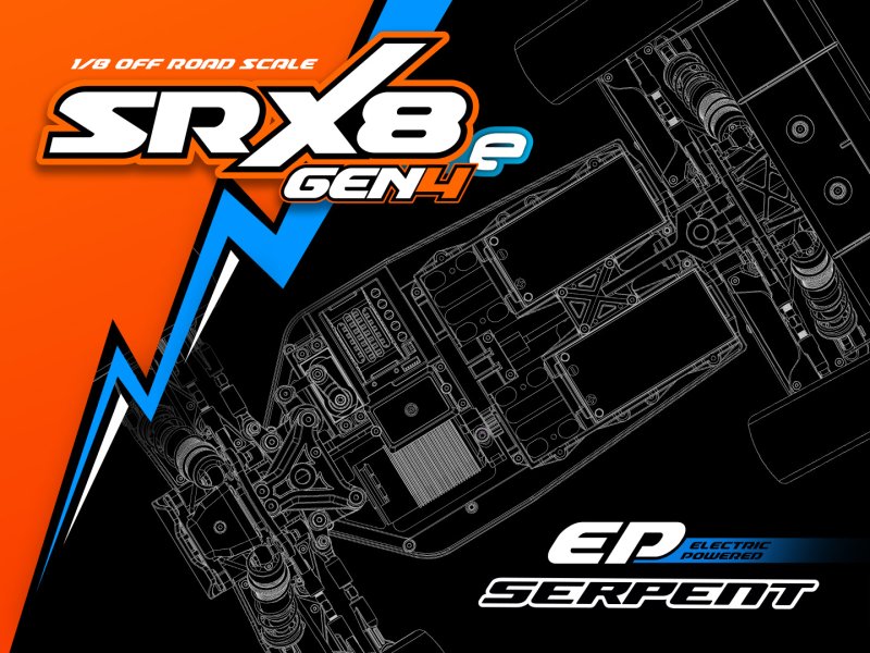 Serpent SER600025 Serpent SRX8e Gen4 1/8 4wd EP