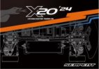 Serpent SER400046 Medius X20 \'24 carbon 1/10 EP