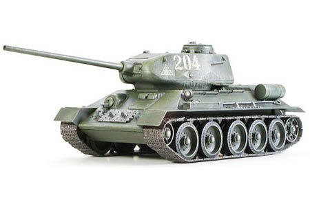 Tamiya 89569 - 1/25 Russian Tank T34 Type 85