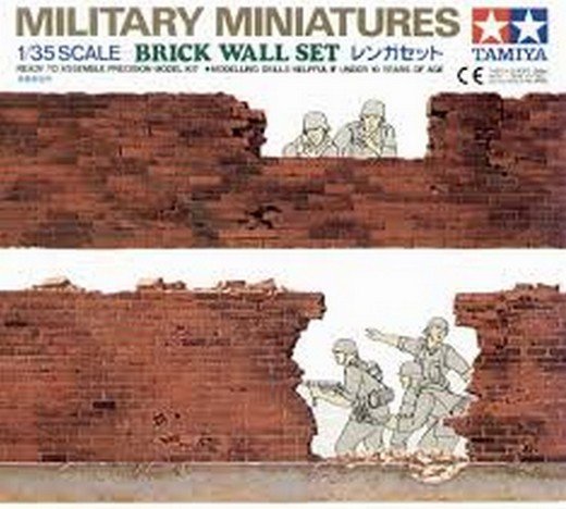 Tamiya 35028 - 1/35 Brick Wall Set