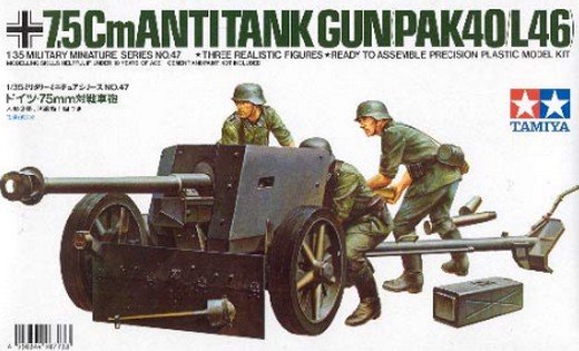 Tamiya 35047 - 1/35 German 75mm Anit-Tank Gun