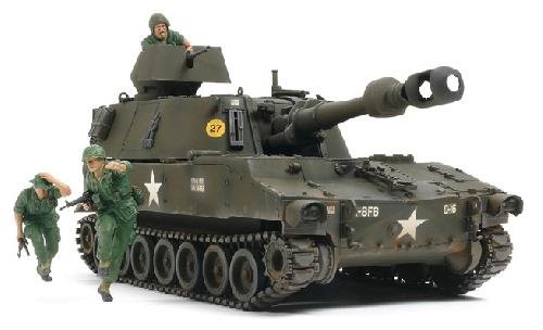 Tamiya 37013 - 1/35 US Self-Propelled Howitzer - M109 (Vietnam War)