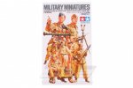 Tamiya 35343 - 1/35 German Africa Corps Luftwaffe Artillery Figure Set