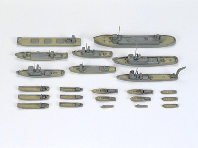 Tamiya 31509 - 1/700 Tug Boat Set