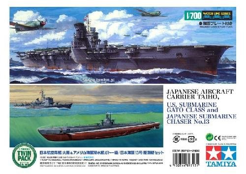 Tamiya 89713 - 1/700 Taiho, Gato & Chaser No.13