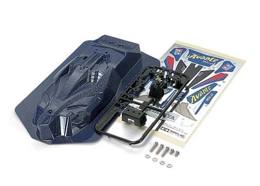 Tamiya 94636 - Avante Mk.II Painted Polycarbonate Body (Blue Lame)