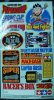 Tamiya 15196 - JR Mini 4WD Hologram Sticker Sheet Set for 15354/15296 4WD Racer Box