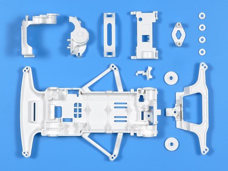 Tamiya 94266 - JR FC Super FM Chassis - White