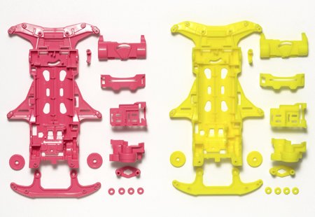 Tamiya 94838 - VS Fl. Chassis Pink/Yellow