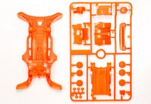 Tamiya 95028 - AR Fluorescence Color Chassis Set (Orange)