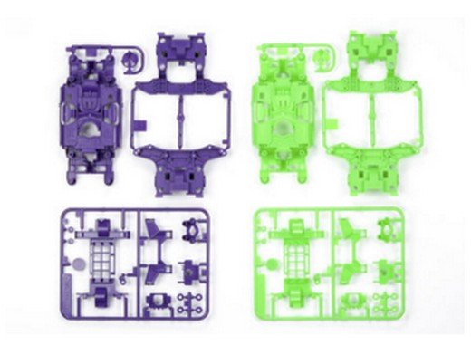 Tamiya 95234 - MS Chassis Set (Purple/Green)