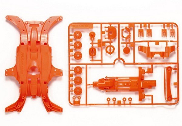 Tamiya 95320 - MA Fluorescent-Color Chassis Set (Orange)