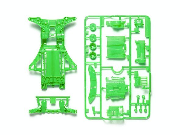 Tamiya 95476 - FM-A Fluorescent Green Chassis
