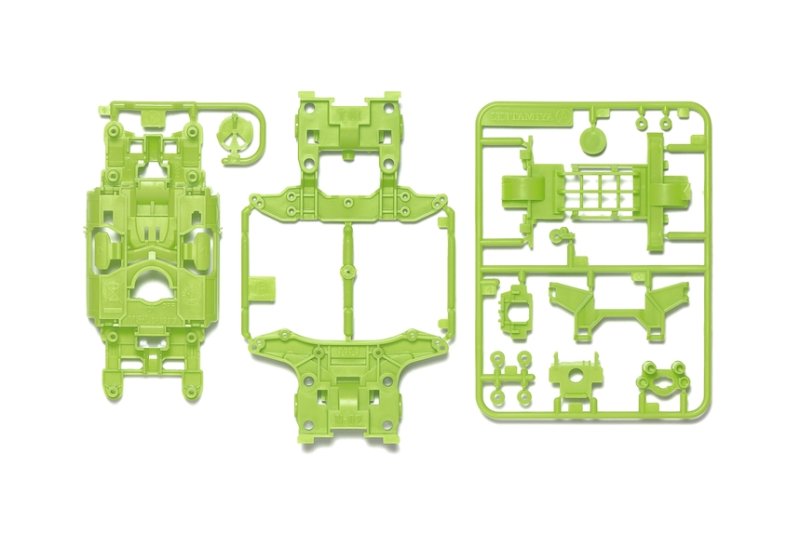 Tamiya 95702 - Jr MS Chassis Set (Yellow-Green)