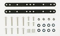 Tamiya 94845 - Mini4 Carbon Rein. Plate Set