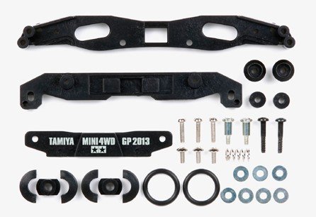 Tamiya 94935 - JR Carbon Wide Roller Stay Set - Damped (Mini 4WD GP 2013)