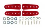 Tamiya 94882 - JR FRP Reinforcing Plate - Short / Red