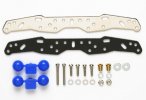 Tamiya 95006 - Plate Weight Silver & FRP Multi-Roller Stay